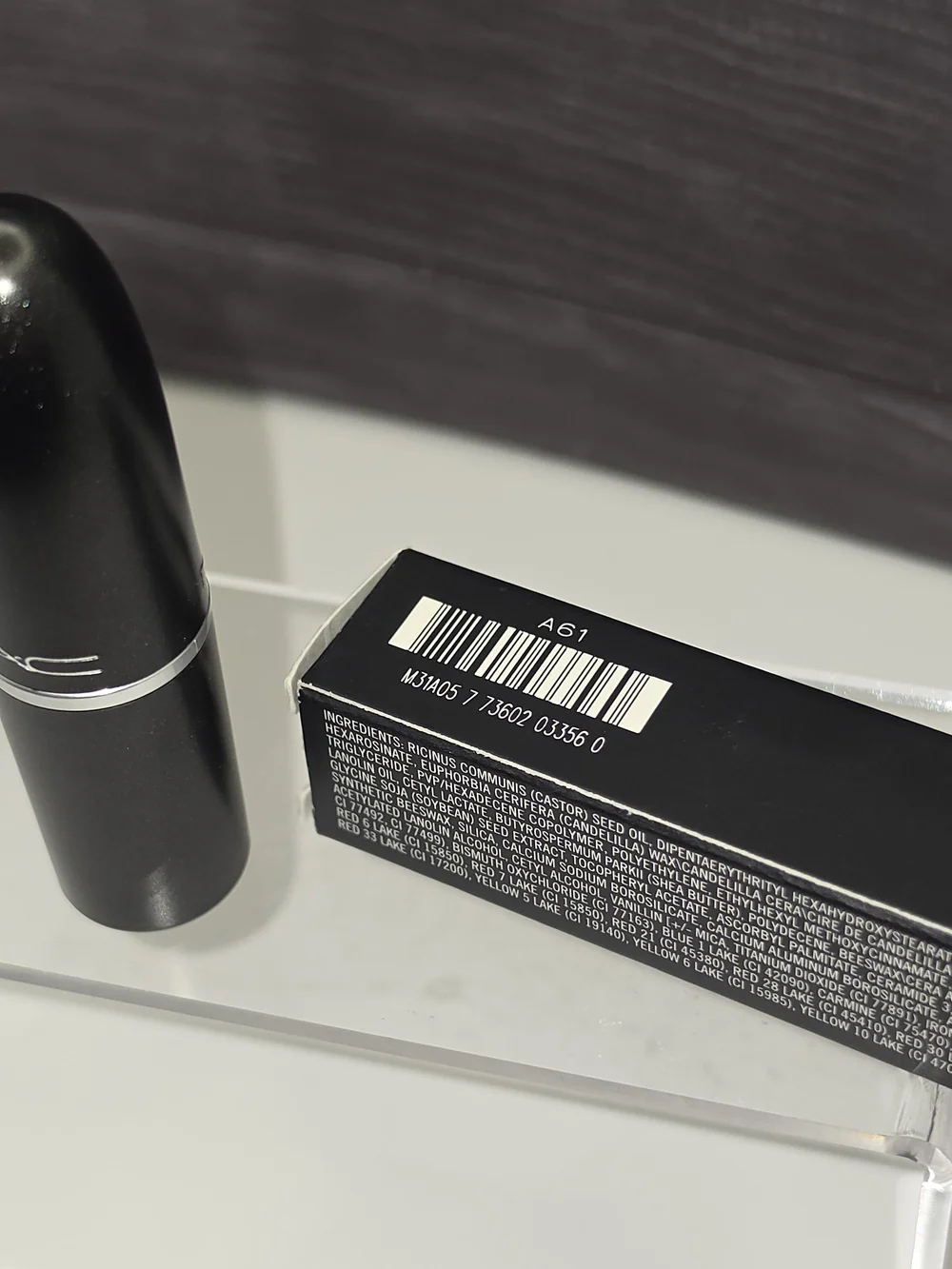 DISCONTINUED MAC Lustre Lipstick- 